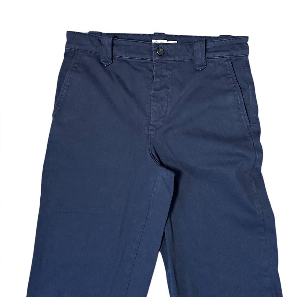 Faherty Women’s Wide Leg Navy Trousers Sz 6 - Picture 2 of 8